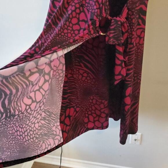 Michael kors floral faux wrap stretch dress plus size 2X NEW!!!! - Picture 7 of 10